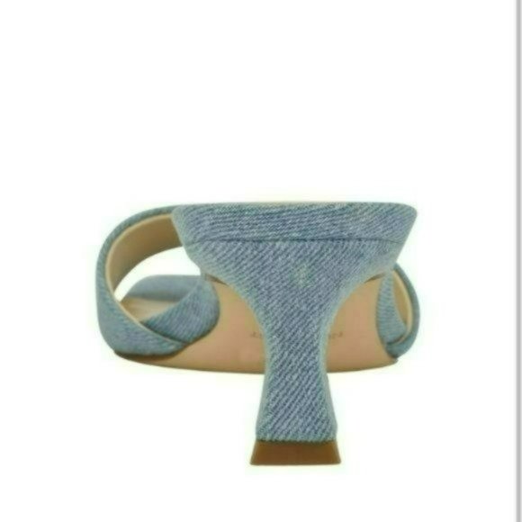 Nine West Indra Square Toe Low Heel Sandals-9.5 - Picture 4 of 8